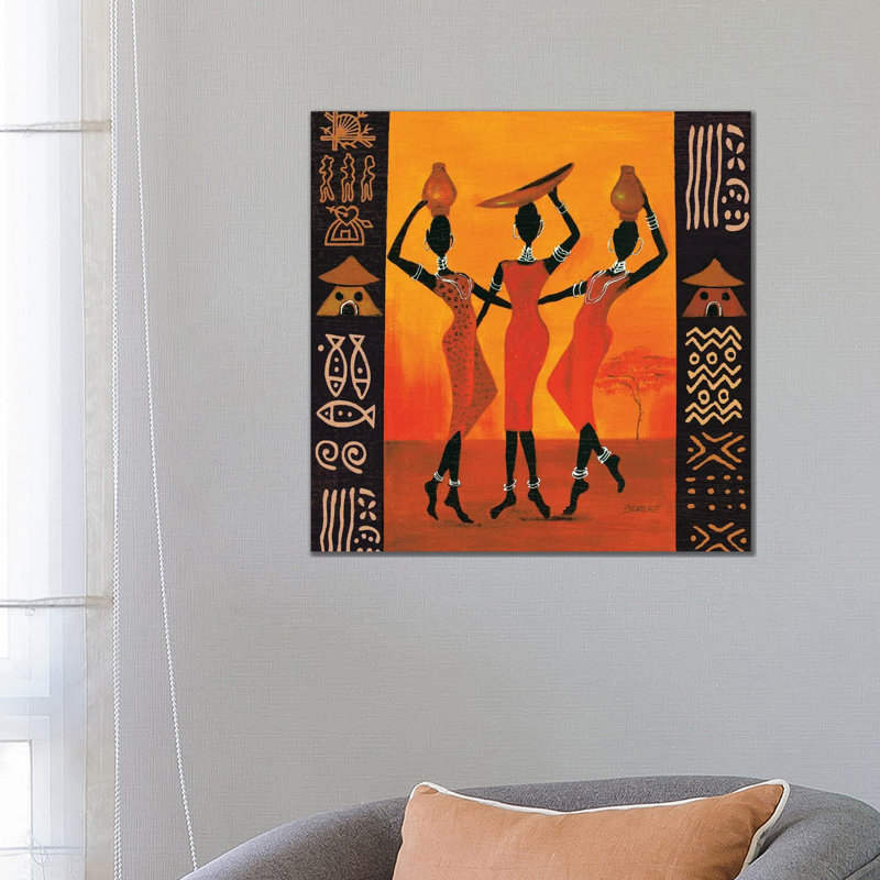Gatherers 1 Piece Wrapped Canvas Wall Art, 66.04 cm H x 66.04 cm W x 1.91 cm D
