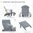 Nederland Foldable Outdoor Adirondack Set-566812827