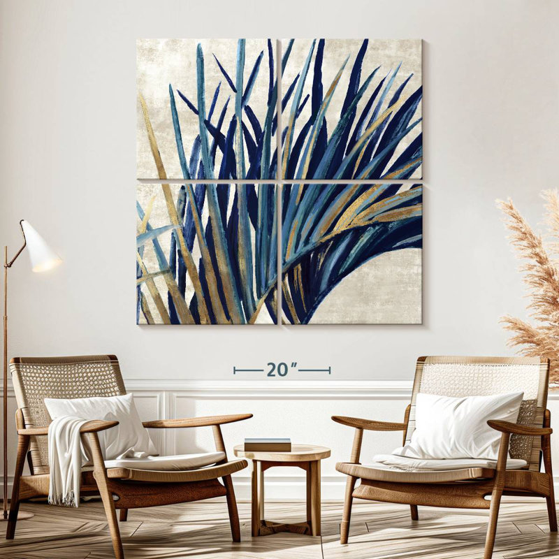 Harnek Easing Palm I, 57" H x 57" W