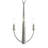 Jheni Three-Light Brushed Nickel Chandelier-127380295-130774068