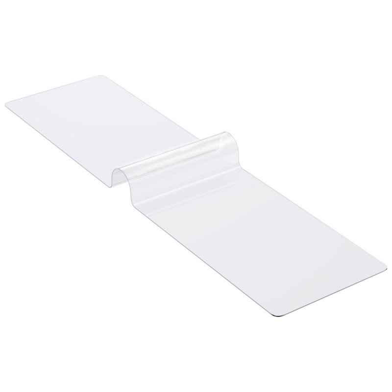 Protecteur de table en PVC transparent, protecteur de bureau en plastique de 2,0 mm d'épaisseur, L 42 po x L 96 po