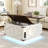 Farmhouse Lift Top LED Coffee Table With Storage-464484021