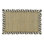 Jute Scalloped Black And White 5' X 8' Rug