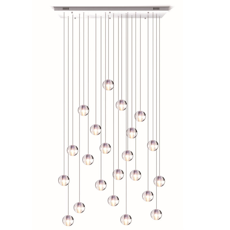 Luminaire suspendu sphère 22 lumières