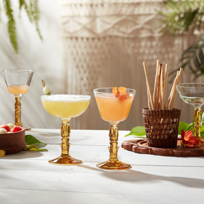 Libbey Tiki Coupe Cocktail Glasses, 8 oz.