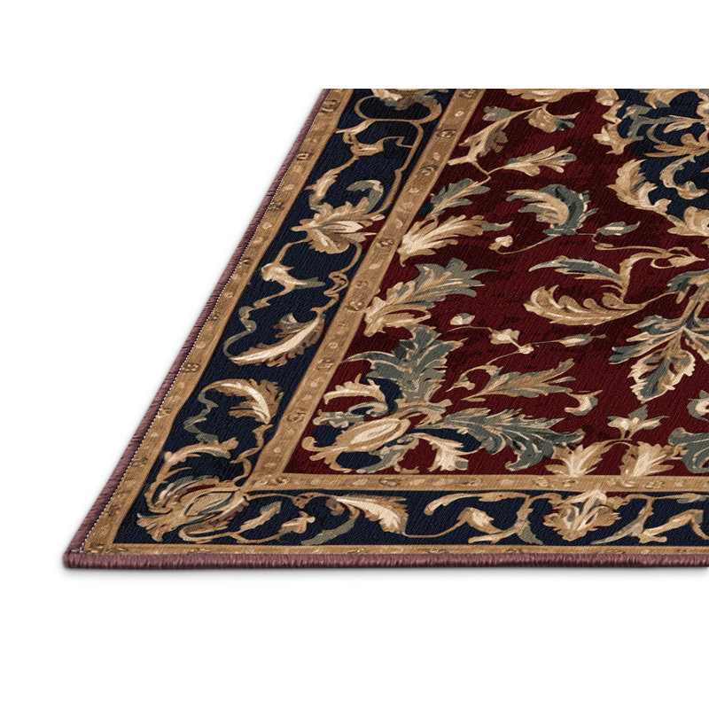 Tapis brun français lavable à la machine, Tapis de couloir 2 pi x 5 pi