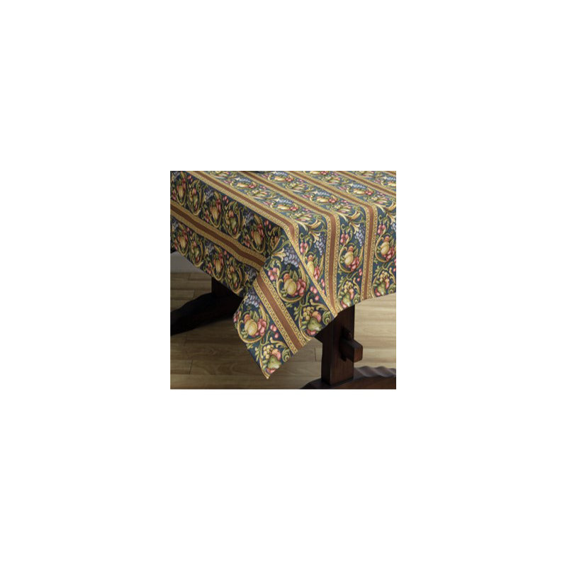 Hazel Vintage Harvest Tablecloth, Antique Blue