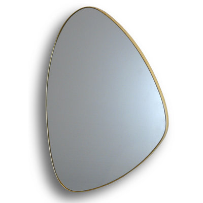 Averill Wood Flat Wall Mirror