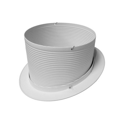 6'' White Baffle Recessed Trim