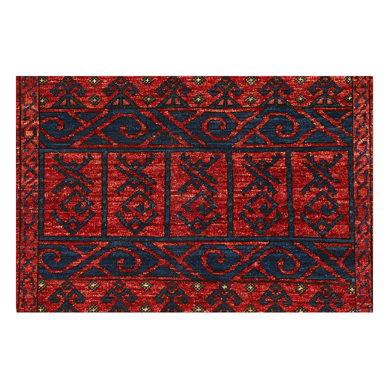 Turkemen Hand Woven Wool Area Rug