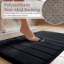 Ensemble de tapis de bain en mousse viscoélastique Billybob - Tapis de bain 2 pièces avec dessus en microfibre - Tapis antidérapants-27041066