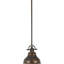 Luminaire suspendu simple en dôme Rosalyn-1399330894-1399330895