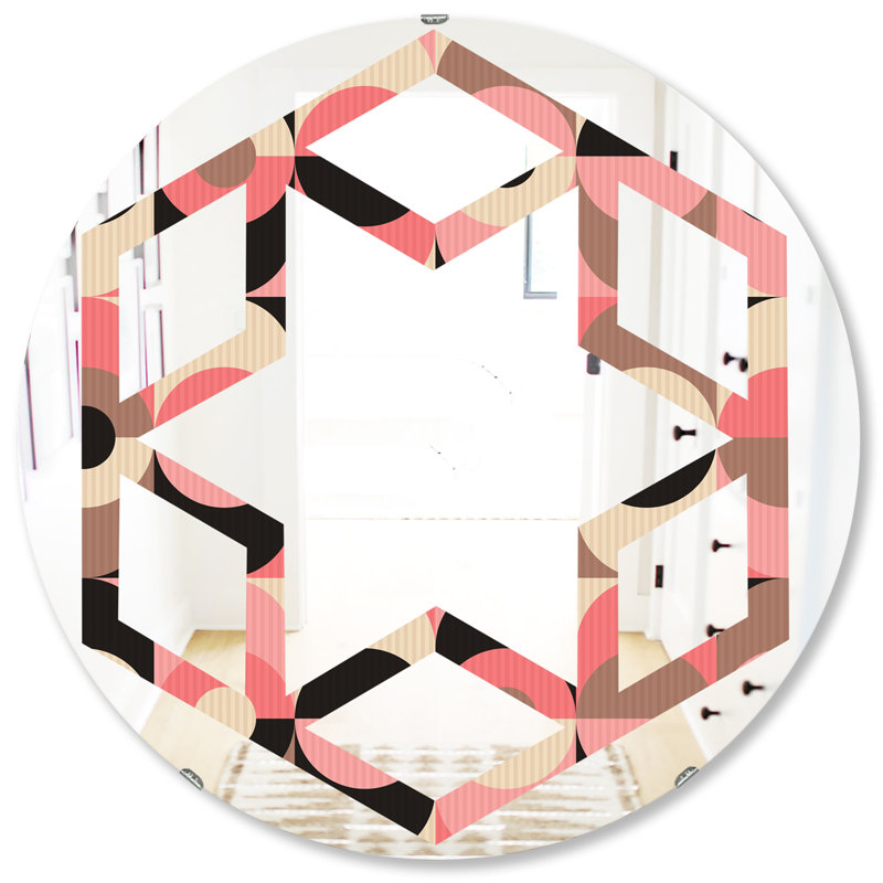 Miroir mural Eclectic, H 31,5 po x l po