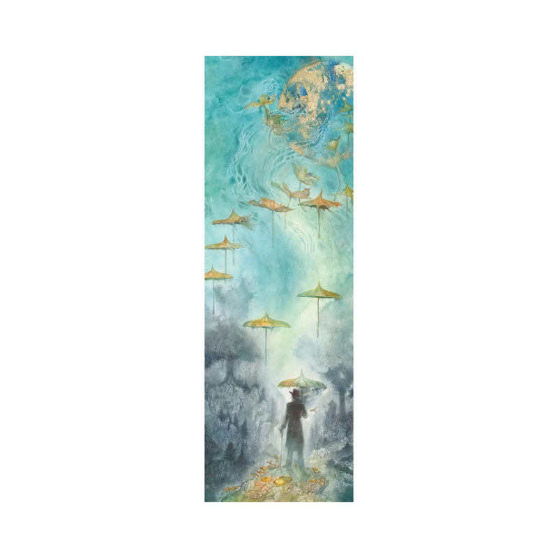 As The World Turns II by Stephanie Law - Panoramic Painting on Canvas, Wrapped Canvas, 182.88cm H x 60.96cm W x 3.81cm D