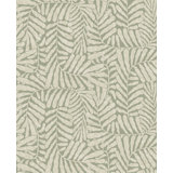 Gabriel Espresso Fern Wallpaper