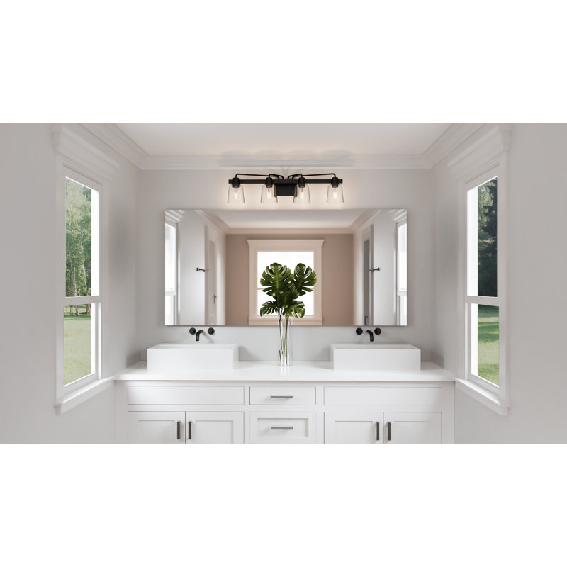 Éclairage pour meuble-lavabo à 4 lumières à intensité variable Alliber
