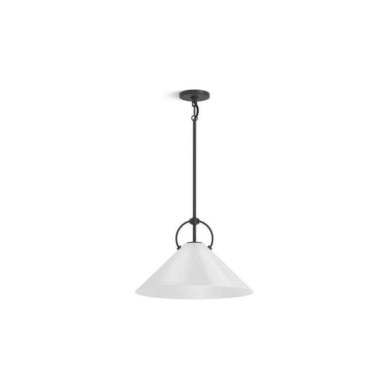 Kernen By Studio McGee 18 in. Pendant, Matte Black