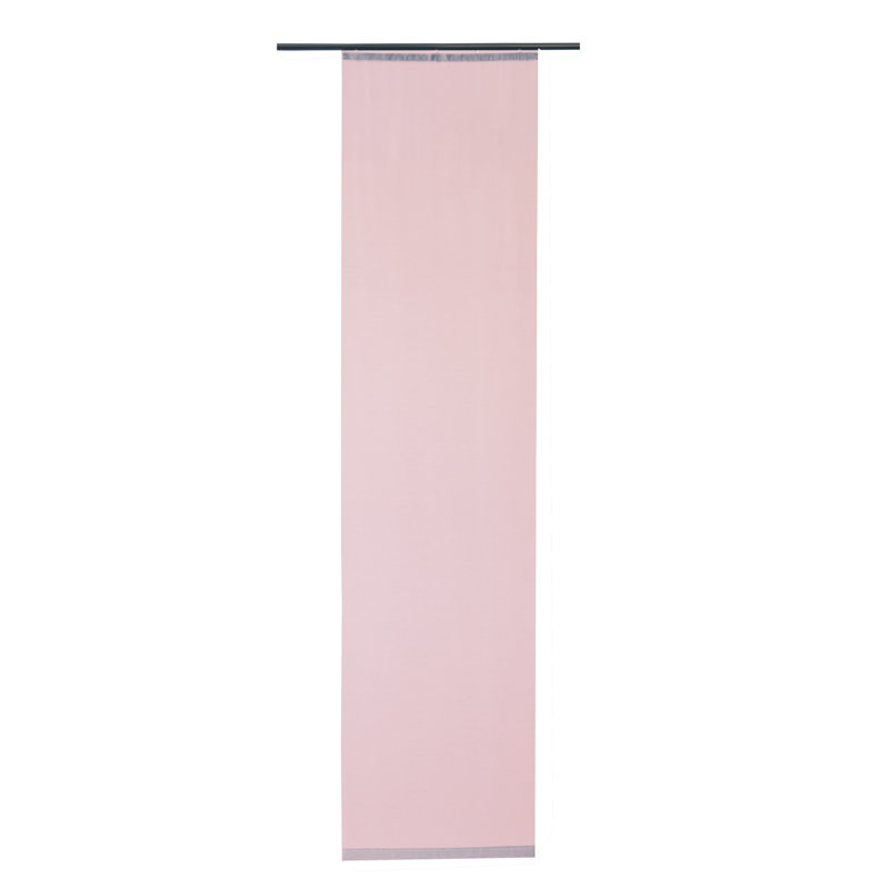 Deerfield Track Insert Sheer Sliding Panel, Rose