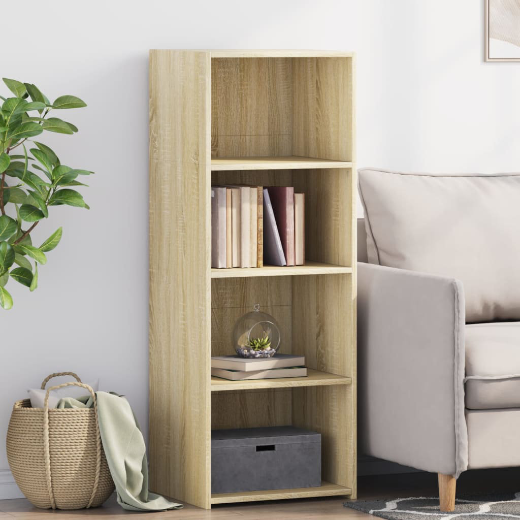 Vidaxl Highboard Räuchereiche 45X41x124 Cm Holzwerkstoff