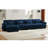 Luxurious L-Shaped Velvet Sofa-1718990668
