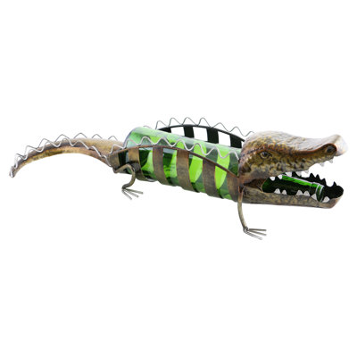 Unique Alligator 1 Bottle Tabletop Wine Bottle Rack