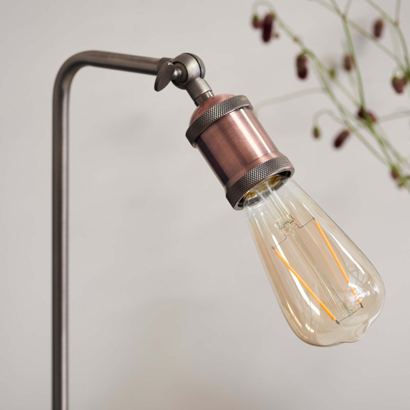 Moxee 45.3Cm Silver Arched Table Lamp Set