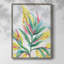 «Tropical Leaf Fresco II», reproduction encadrée - bois massif-1290816836