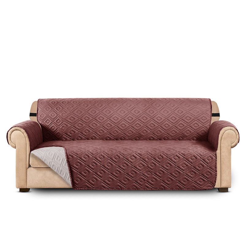 Aspire Homeware 3-Seater Waterproof Reversible Sofa Protector (2 in 1), Brown/Beige