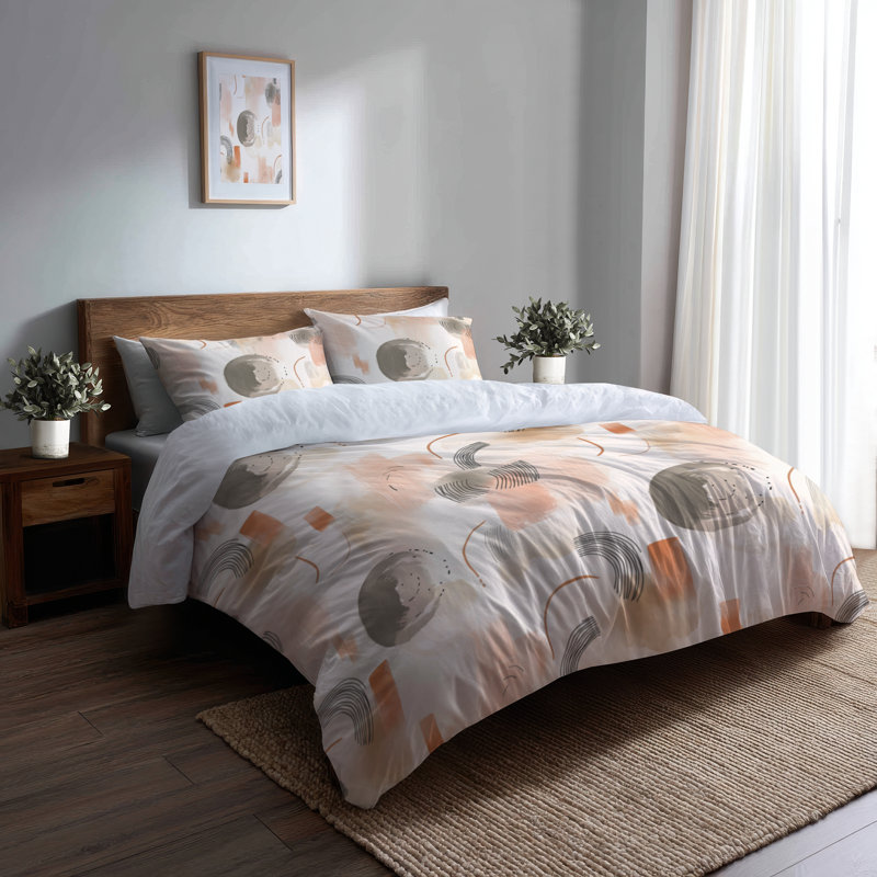Ensemble d'édredon 4 pièces Modern Bed, Édredon très grand et 3 pièces supplémentaires