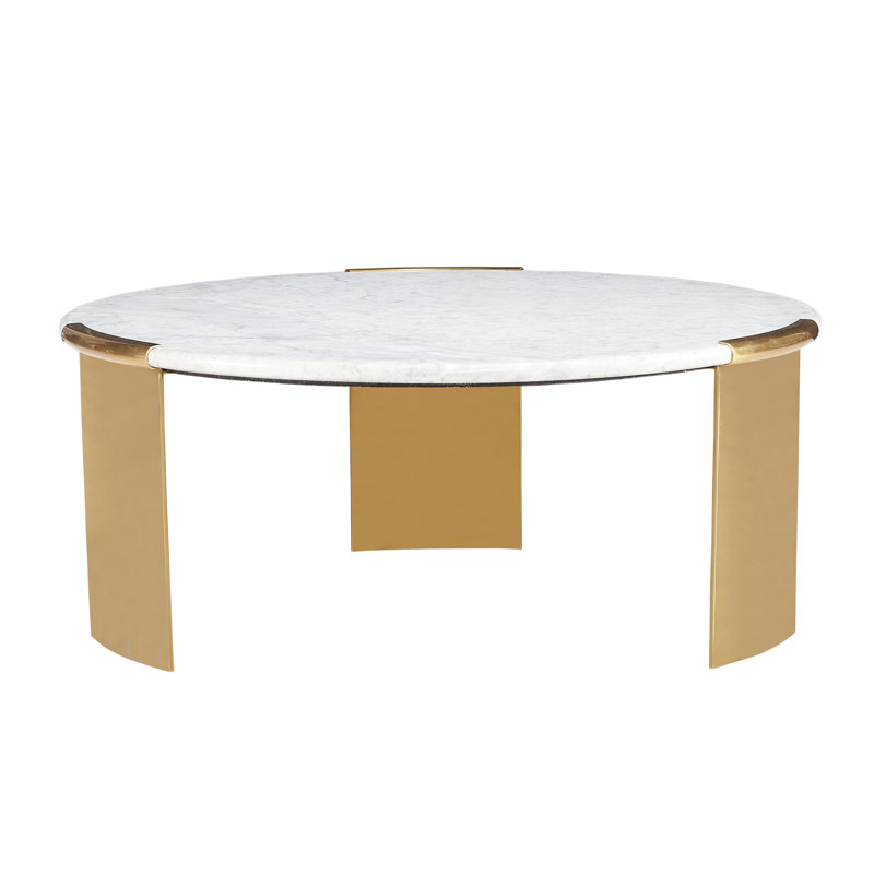 Table basse 3 pieds Chloe, H 18,7 po x L 46,3 po x l 46,3 po