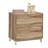 Lateral File with Two Drawers, Acacia finish