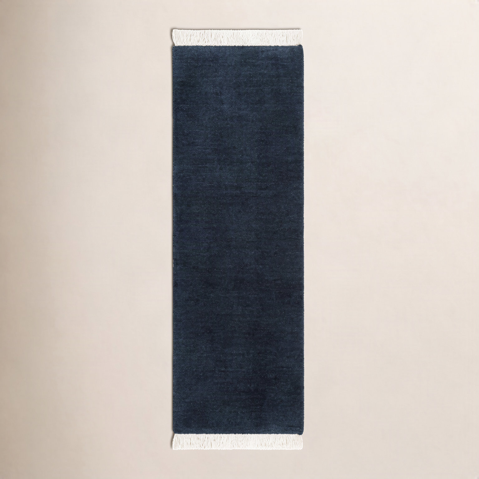 Clio Hand-Loomed Cream Wool Rug, Runner 3' x 10'