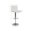 Tabouret de bar pivotant réglable en similicuir, ensemble de 2-1708226777