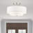 Betel Fabric Semi Flush Mount-73031940-105785361