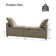 Aristides Modern 59.4" Wide Storage Bench with Two Pillows