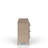 Modern 6 Drawer Dresser Sand Finish
