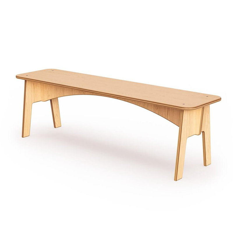 Long banc, H 14 po x l 47,50 po x P 12 po