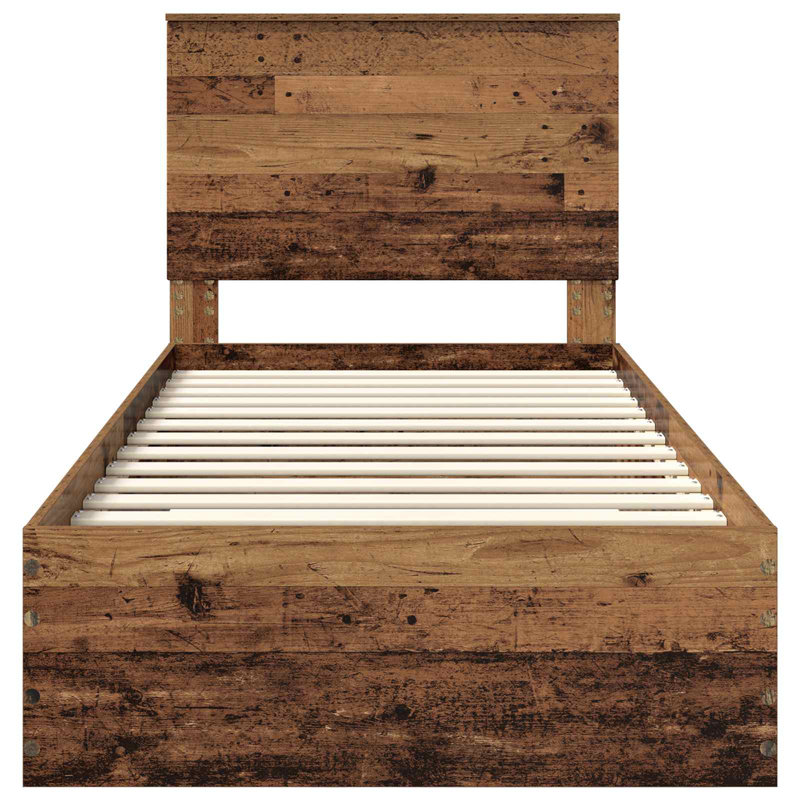 Bed, Old Wood, Single (3')