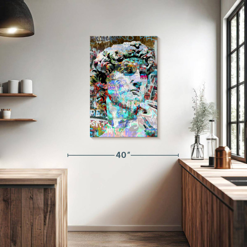 Leisha David Heavy Graffiti, 36" H x 24" W