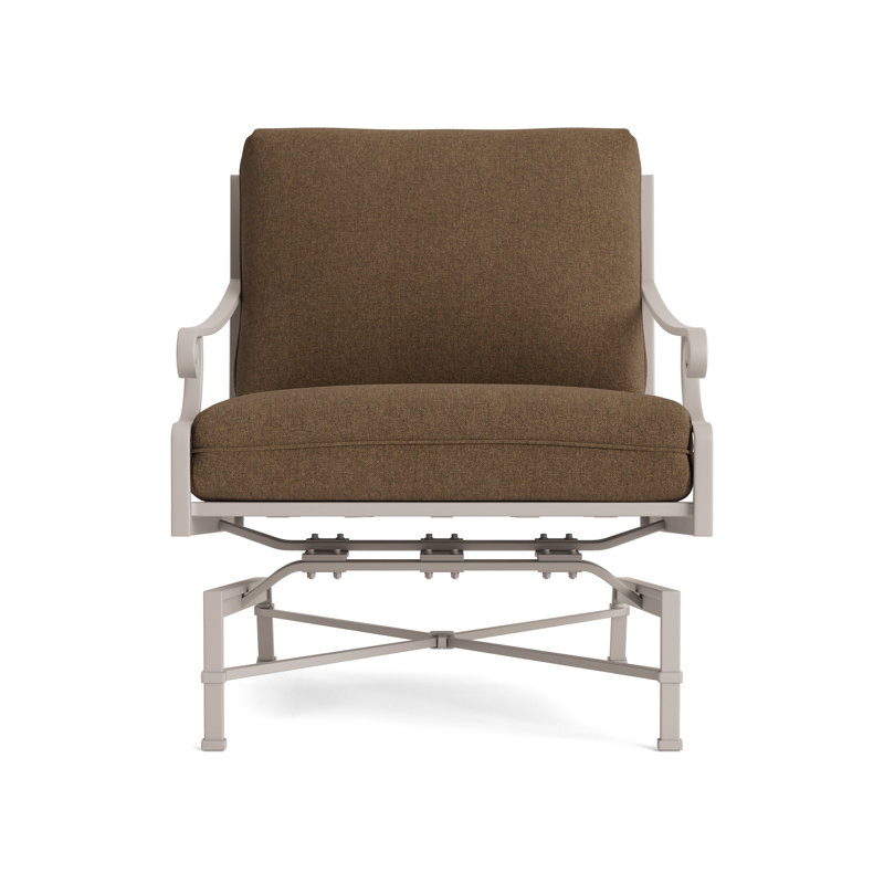 Venetian Outdoor Lounge Chair, Fusion Moccasian, Dove Smooth