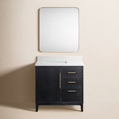 Langosta 36" Free Standing Single Bathroom Vanity with Top