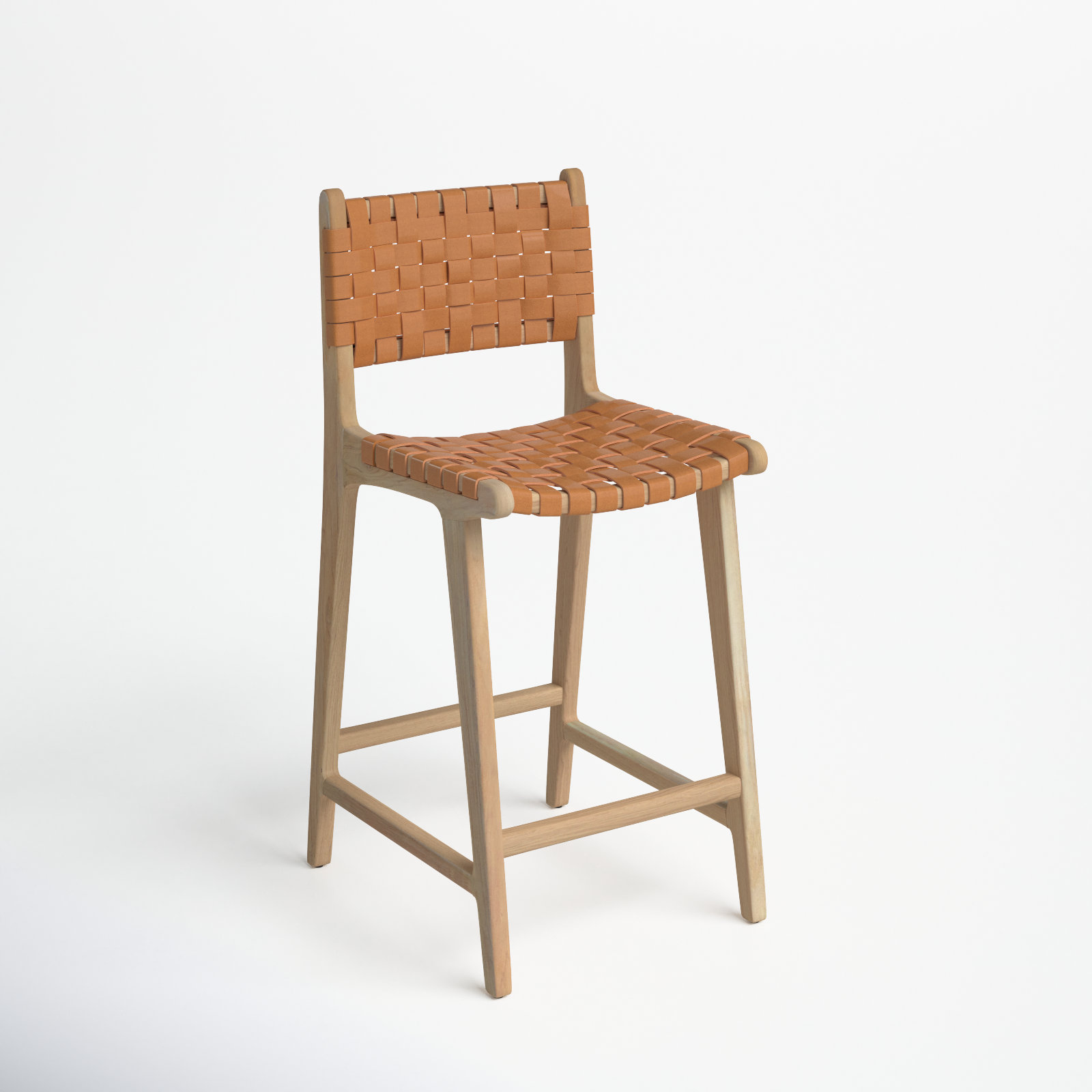 25" Bar Stool, Fauve Tan / Tan