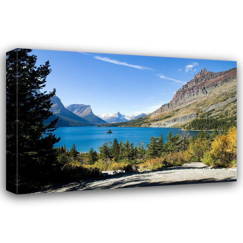 «Red Barrel Studio® Highsmith, Carol», art sur toile tendue: Glacier National Park, Montana