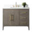 Ensemble de meuble-lavabo simple 42 po avec plateau en marbre Chambery-94811316-100737338
