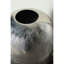 Vase en aluminium 10,5 x 10,5 x 13 po, stries argentées-1257753314