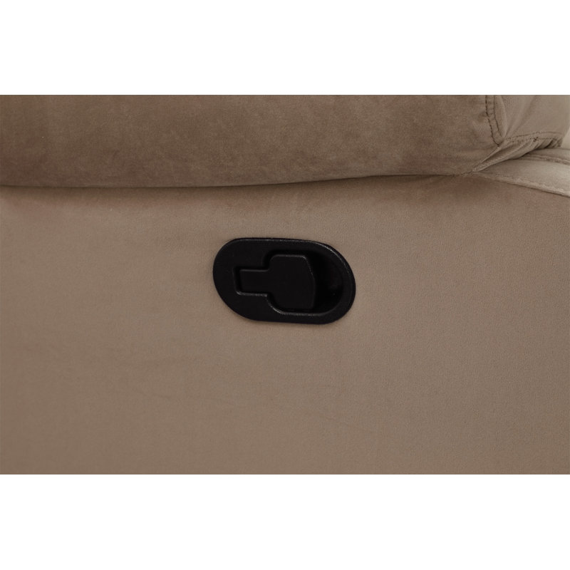 Canapé inclinable Ullery, Beige, H 40 po x l 63 po x P 38 po