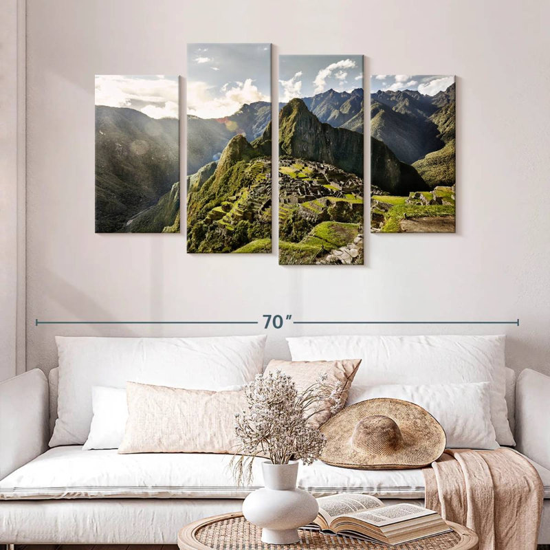 Lilie Ancient Machu Picchu Ruins, 32'' H x 52'' W