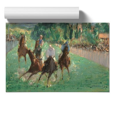 At The Races by Edouard Manet - No Frame Painting