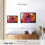 Abstrait «Abstract Caramel Splash Wall Art»-101779339