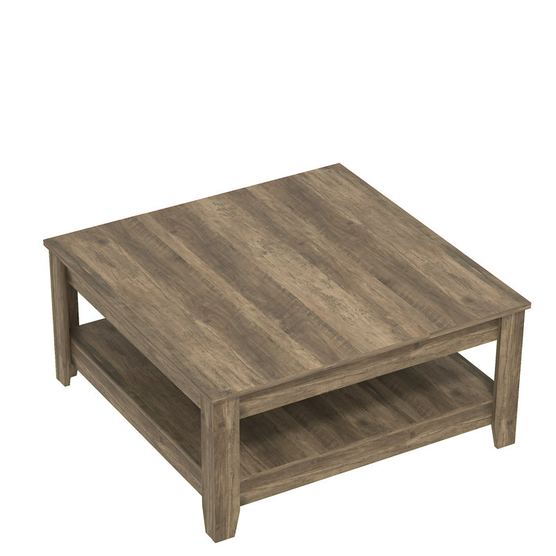 Weddel Basilico 2 Piece Modern Sideboard And Coffee Table Set, Knotty Oak, Knotty Oak